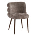 LABEL51 Eetkamerstoel Jiro Cremona stof en walnootlook - Taupe