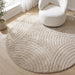 LABEL51 Rond Vloerkleed Nilo Ø200cm - Beige