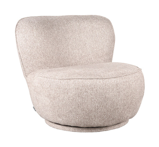 LABEL51 Draaifauteuil Bunny Bouclé - Taupe