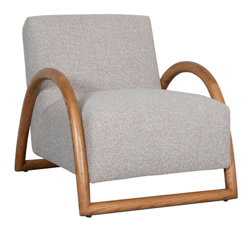 LABEL51 Fauteuil Viggo Bouclé en naturel essenhout - Naturel - ThatLyfeStyle