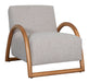 LABEL51 Fauteuil Viggo Bouclé en naturel essenhout - Naturel - ThatLyfeStyle