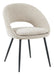 LABEL51 Eetkamerstoel Zohra Elite stof - Naturel - ThatLyfeStyle
