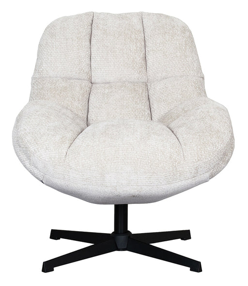 LABEL51 Draaifauteuil Huxley Elite stof - Naturel - ThatLyfeStyle