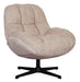 LABEL51 Draaifauteuil Huxley Elite stof - Clay - ThatLyfeStyle