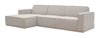 LABEL51 Loungebank Kay Links, Bouclé - Naturel - ThatLyfeStyle