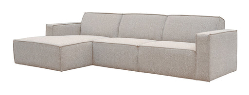 LABEL51 Loungebank Kay Links, Bouclé - Naturel - ThatLyfeStyle