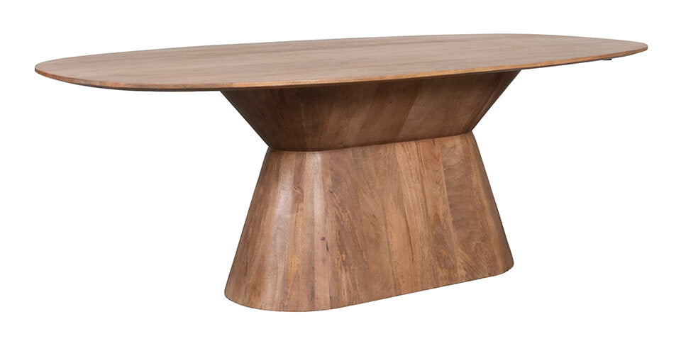 LABEL51 Ovale Eettafel Jagger Naturel Mangohout 240 x 110 cm