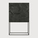 Ethnicraft Opbergkast Graphic Gevernist Teakhout, 160 x 100cm - Zwart