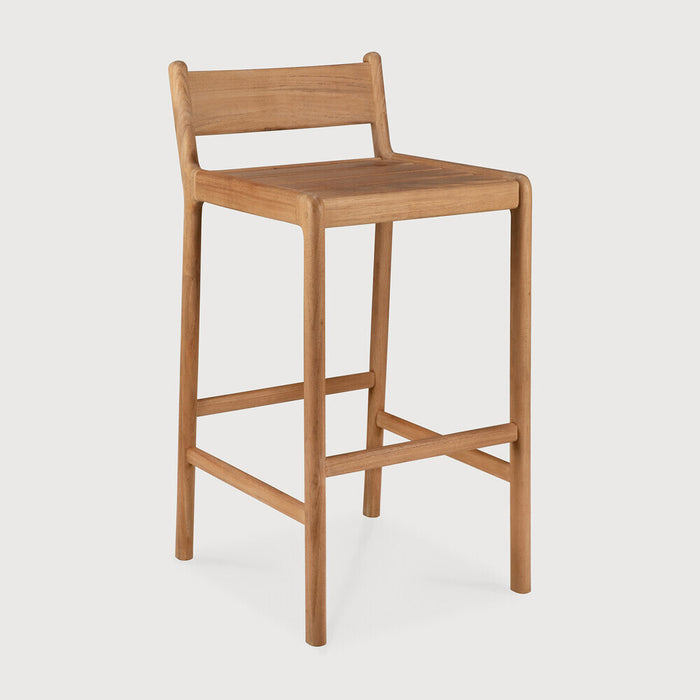 Ethnicraft Outdoor Barkruk Jack Teakhout - Naturel - ThatLyfeStyle