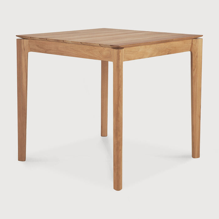 Ethnicraft Outdoor Bistrotafel Bok Teakhout, 80 x 80cm - Naturel - Vierkant