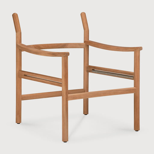 Ethnicraft Outdoor Loungestoel Safari Teakhout, Excl. Stoelhoes - Naturel - ThatLyfeStyle