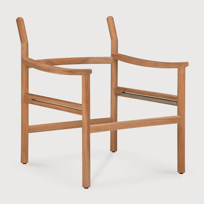 Ethnicraft Outdoor Loungestoel Safari Teakhout, Excl. Stoelhoes - Naturel - ThatLyfeStyle