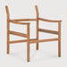 Ethnicraft Outdoor Loungestoel Safari Teakhout, Excl. Stoelhoes - Naturel - ThatLyfeStyle