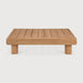 Ethnicraft Outdoor Salontafel Monocle Teakhout, 83 x 83cm - Naturel - Vierkant - ThatLyfeStyle