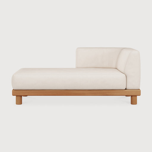 Ethnicraft Modulaire Loungebank Monocle Lounge met Arm Rechts, Teakhout - ThatLyfeStyle
