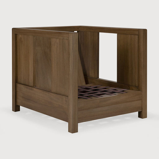 Ethnicraft Fauteuil Roan Teak Zonder Kussen - Wild Brown