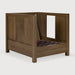 Ethnicraft Fauteuil Roan Teak Zonder Kussen - Wild Brown