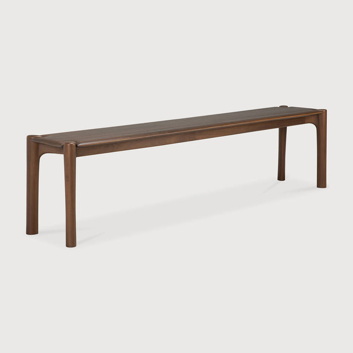 Ethnicraft Eetkamerbank PI Gevernist Teakhout, 186cm - Bruin