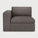 Ethnicraft Modulaire Bank Mellow Hoek Arm Rechts - Granite