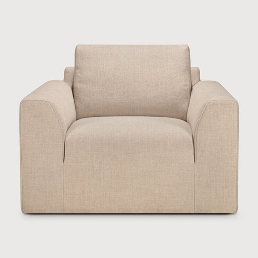 Ethnicraft Fauteuil Ease Structuurstof - Leche - ThatLyfeStyle