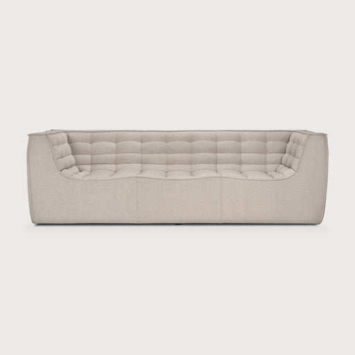 Ethnicraft 3-zits Bank N701 - Beige - ThatLyfeStyle