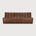 Ethnicraft Modulaire Bank N701 3-zits, Leder - Chestnut - ThatLyfeStyle