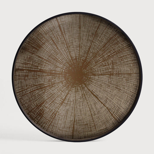 Ethnicraft Rond Dienblad Slice 61cm - Brons - ThatLyfeStyle