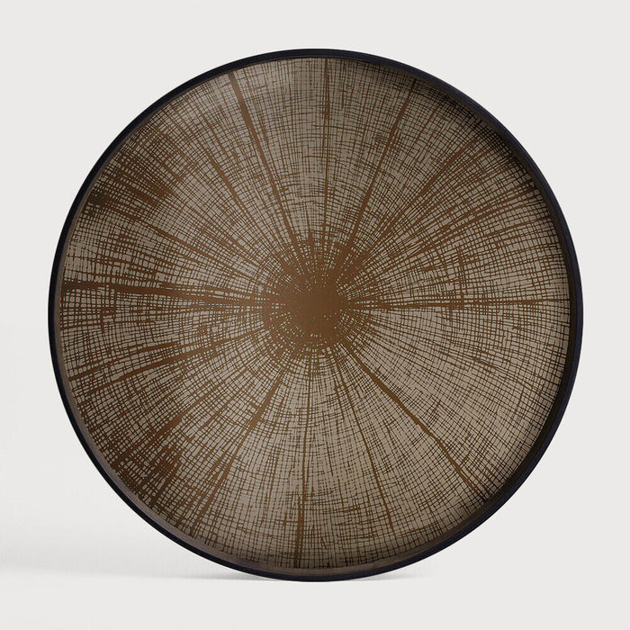 Ethnicraft Rond Dienblad Slice 61cm - Brons - ThatLyfeStyle