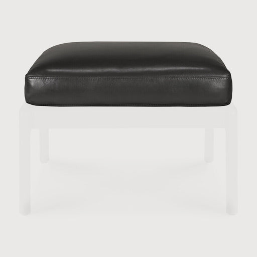 Ethnicraft Zitkussen Jack t.b.v. Hocker Jack, Carbone Leder - Zwart