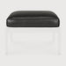 Ethnicraft Zitkussen Jack t.b.v. Hocker Jack, Carbone Leder - Zwart