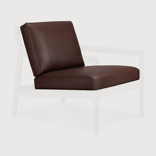 Ethnicraft Fauteuil Flow Lederen Kussen Zonder Frame - Burgundy - ThatLyfeStyle