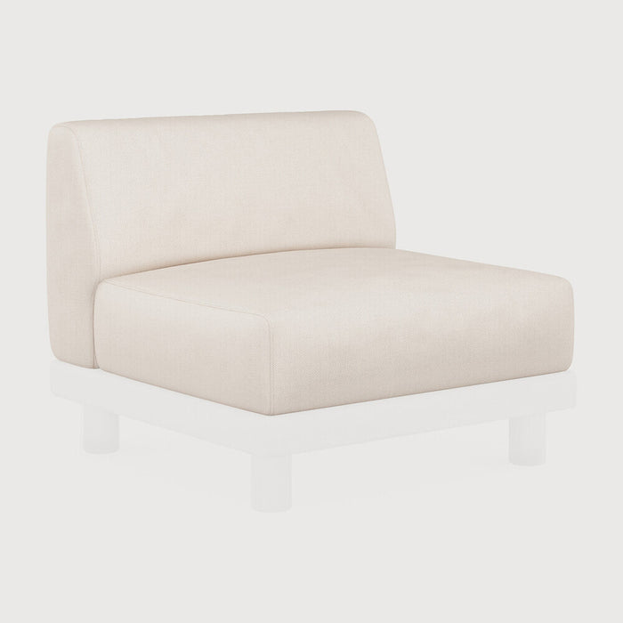 Ethnicraft Zitkussen Monocle t.b.v. 1-zits Modulaire Loungeset Monocle - Wit