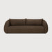 Ethnicraft 3-zits Bank Figur - Chocolate
