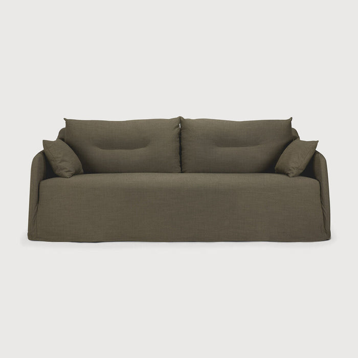 Ethnicraft 2-zits Bank Weave - Groen