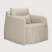 Ethnicraft Draaifauteuil Weave Linnenmix - Bone