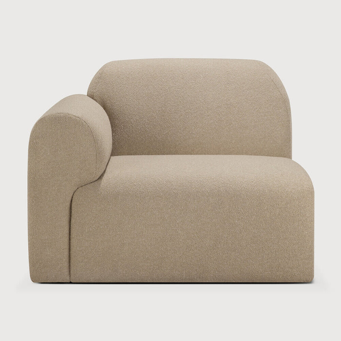 Ethnicraft Modulaire Bank Bulky Hoek Arm Rechts - Almond