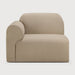 Ethnicraft Modulaire Bank Bulky Hoek Arm Rechts - Almond