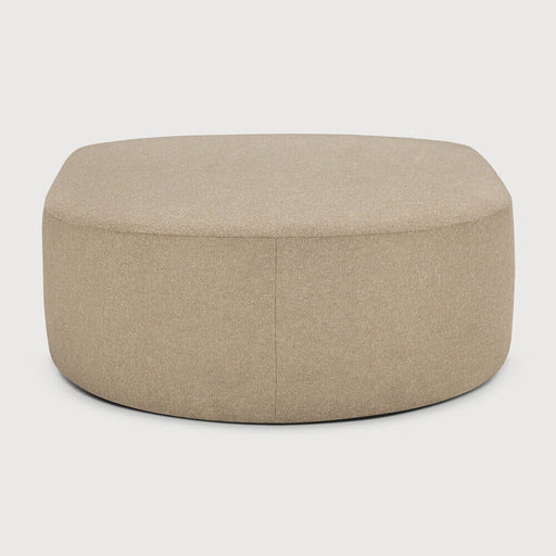 Ethnicraft Bulky Halfronde Voetbank - Almond - ThatLyfeStyle