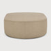 Ethnicraft Bulky Halfronde Voetbank - Almond