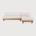 Ethnicraft Modulaire Loungebank Monocle Hoek Rechts, Teakhout