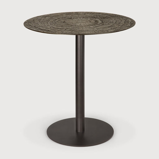 Ethnicraft Ronde Bistrotafel Blend 70cm - Whisky - ThatLyfeStyle