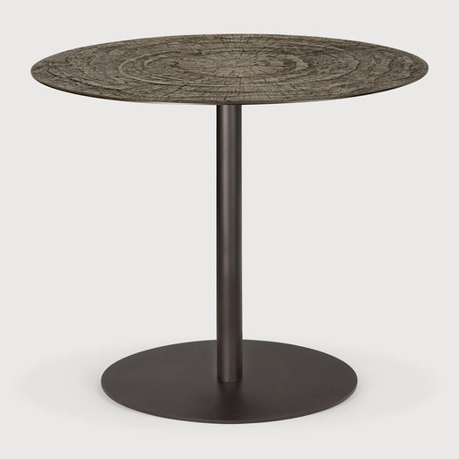 Ethnicraft Ronde Bistrotafel Blend 90cm - Whisky - ThatLyfeStyle