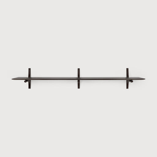 Ethnicraft Wandplank PI Gevernist Mahoniehout, 168cm - Donkerbruin
