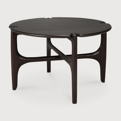 Ethnicraft Ronde Salontafel PI Gevernist Mahoniehout - Donkerbruin
