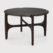 Ethnicraft Ronde Salontafel PI Gevernist Mahoniehout - Donkerbruin