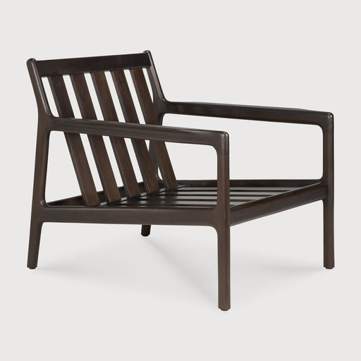 Ethnicraft Fauteuil Jack Gevernist Mahoniehout - Donkerbruin
