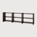 Ethnicraft Wandrek Mortise Gevernist Mahoniehout, 82 x 262cm - Rose Brown