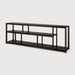 Ethnicraft Wandrek Eda Gevernist Mahoniehout, 72 x 211cm - Rose Brown