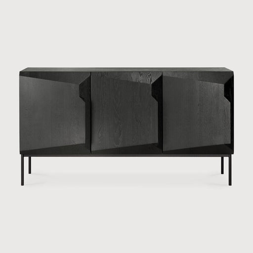 Ethnicraft Dressoir Stairs Gevernist Eikenhout - Zwart