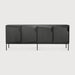 Ethnicraft Dressoir Stairs Gevernist Eikenhout, 200cm - Zwart